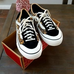 Old School Leopard Vans